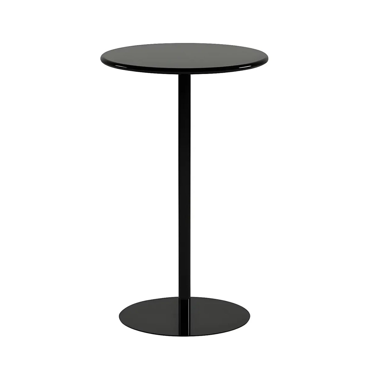 Vibrant Colors Steel Frame Simple Round Metal Chat Table Image - 25