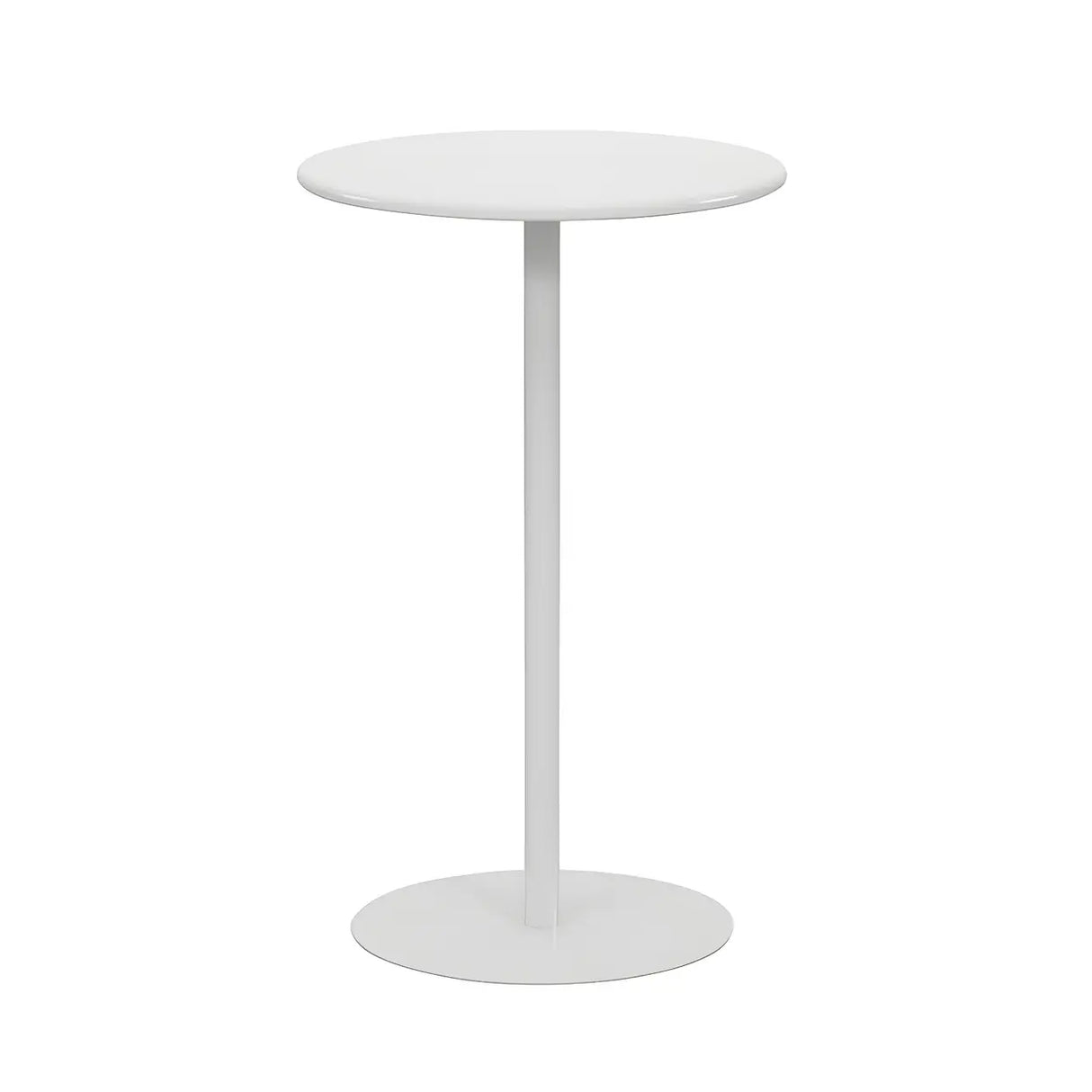 Vibrant Colors Steel Frame Simple Round Metal Chat Table Image - 28