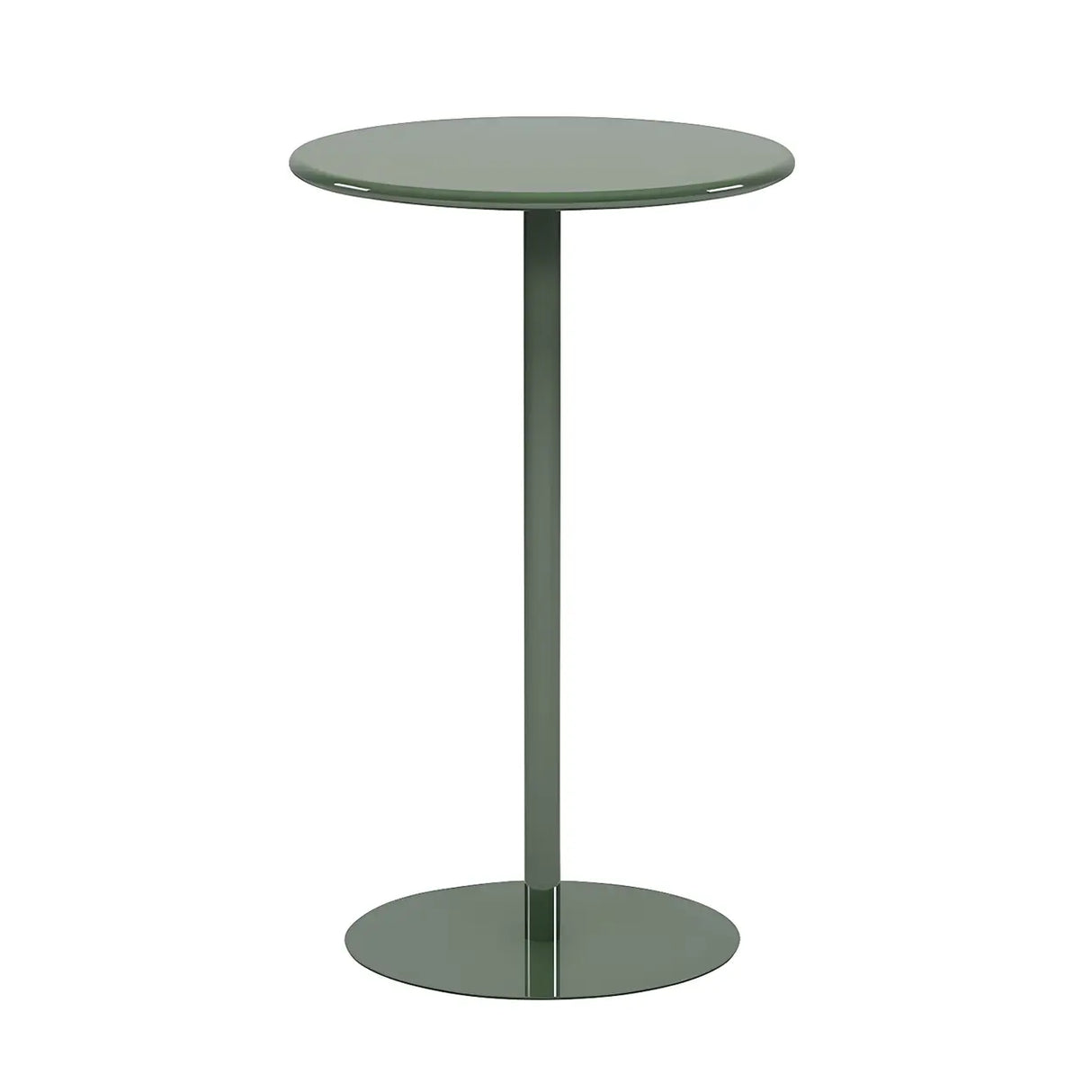 Vibrant Colors Steel Frame Simple Round Metal Chat Table Image - 30