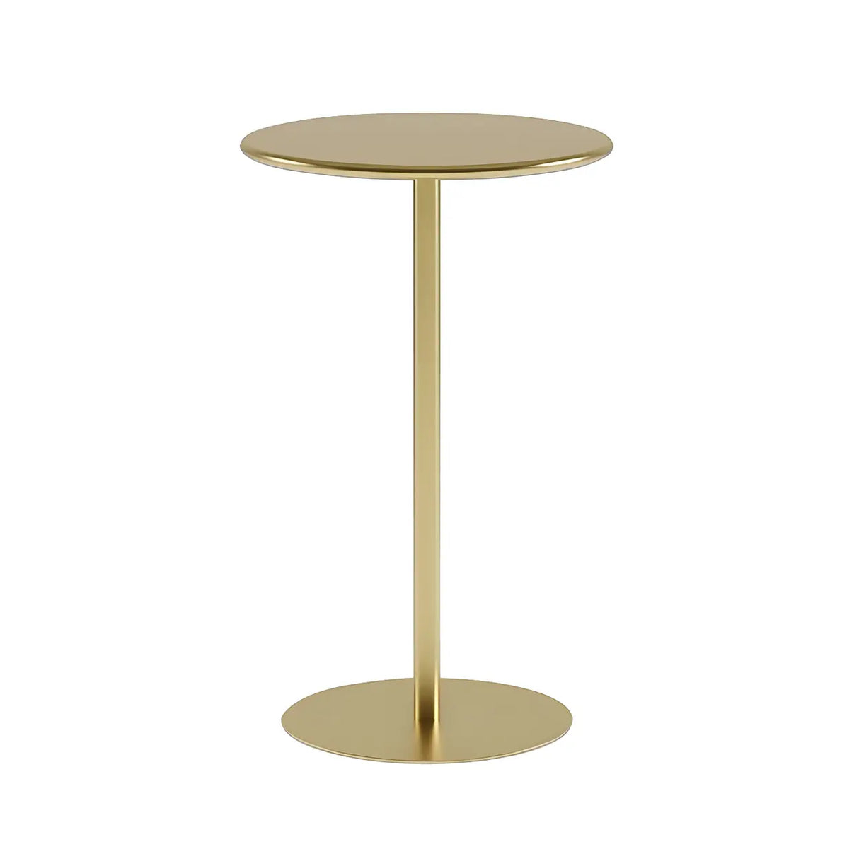 Vibrant Colors Steel Frame Simple Round Metal Chat Table Image - 31