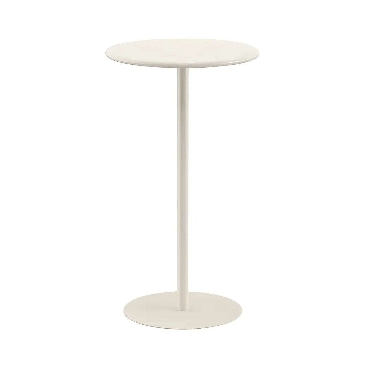 Vibrant Colors Steel Frame Simple Round Metal Chat Table Image - 33