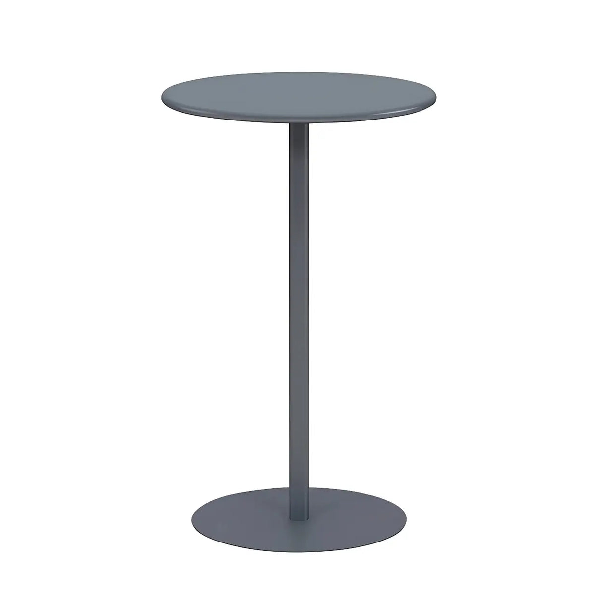 Vibrant Colors Steel Frame Simple Round Metal Chat Table Image - 34
