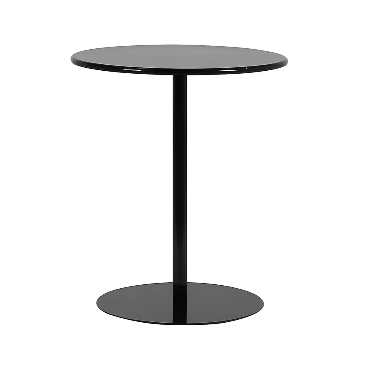Vibrant Colors Steel Frame Simple Round Metal Chat Table Image - 9