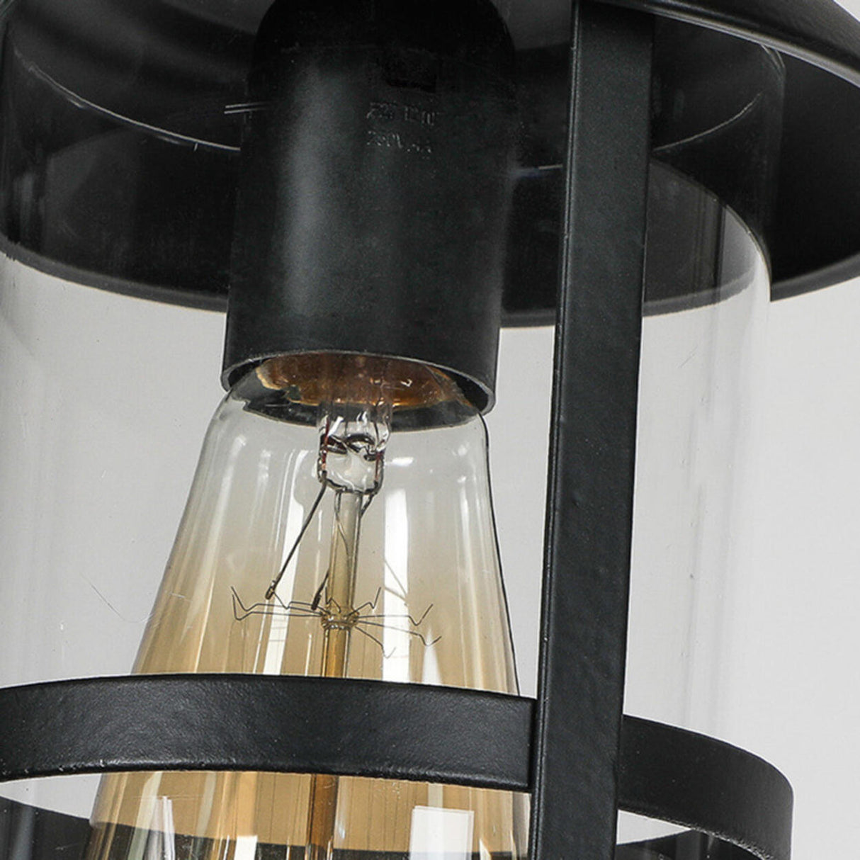 Vintage 6-Light Lantern and Rectangular Island Light Image - 14