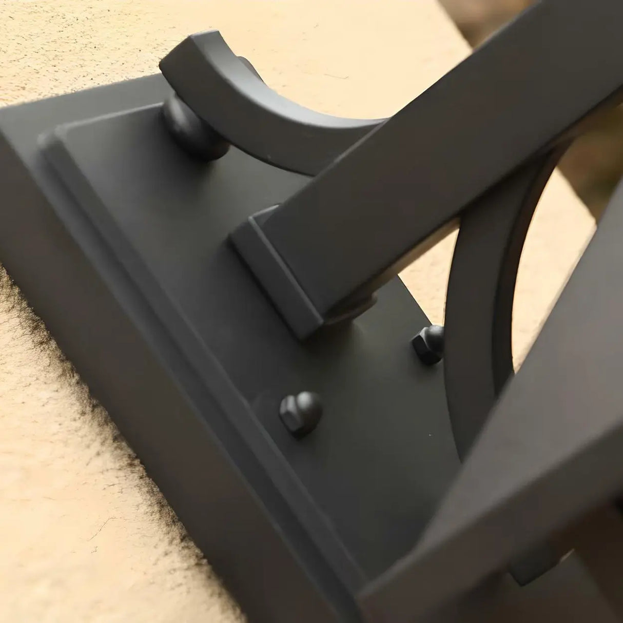 Vintage Black Lantern Metal External Wall Mount Light Image - 9