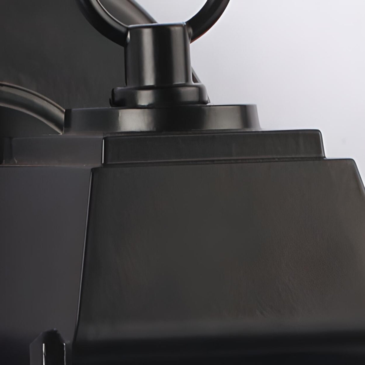 Vintage Black Outdoor Lantern Waterproof Wall Sconce Image - 11