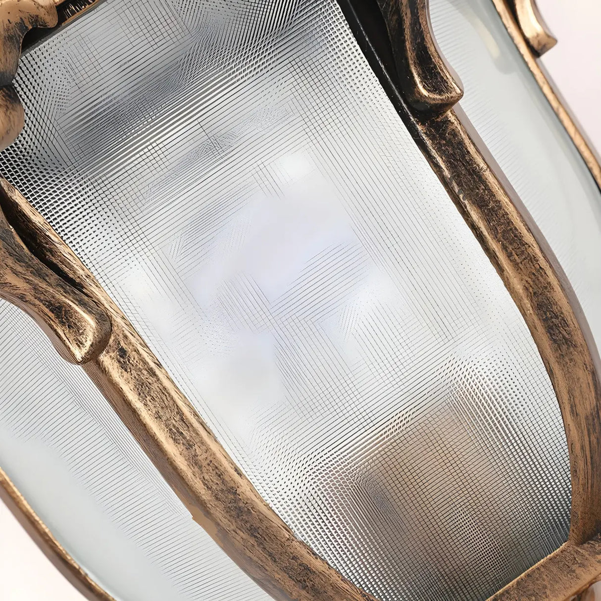 Vintage Black Solar Outdoor Lantern Garden Post Light Image - 8