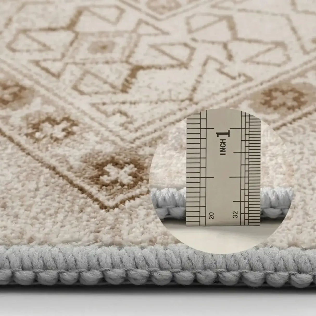 Vintage Bohemian Anti-Slip Machine Washable Area Rug Image - 6