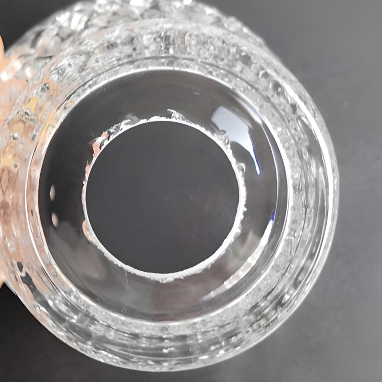 Vintage Brass and Glass Pendant Light Variable Length Image - 6