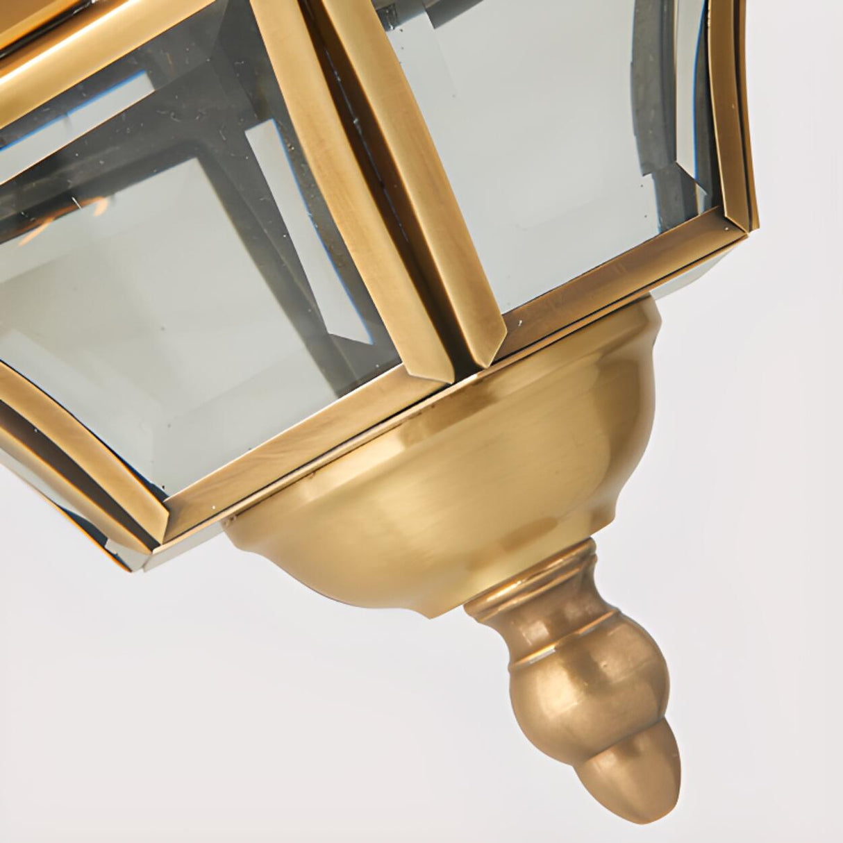 Vintage Brass Outdoor Waterproof Wall Lantern Light Image - 15