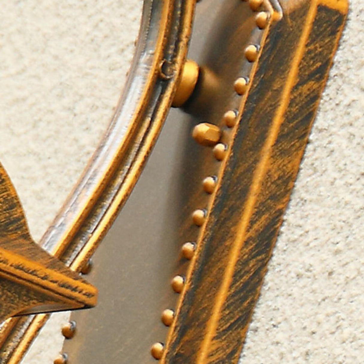 Vintage Bronze Outdoor Wall Lantern Sconce Image - 6