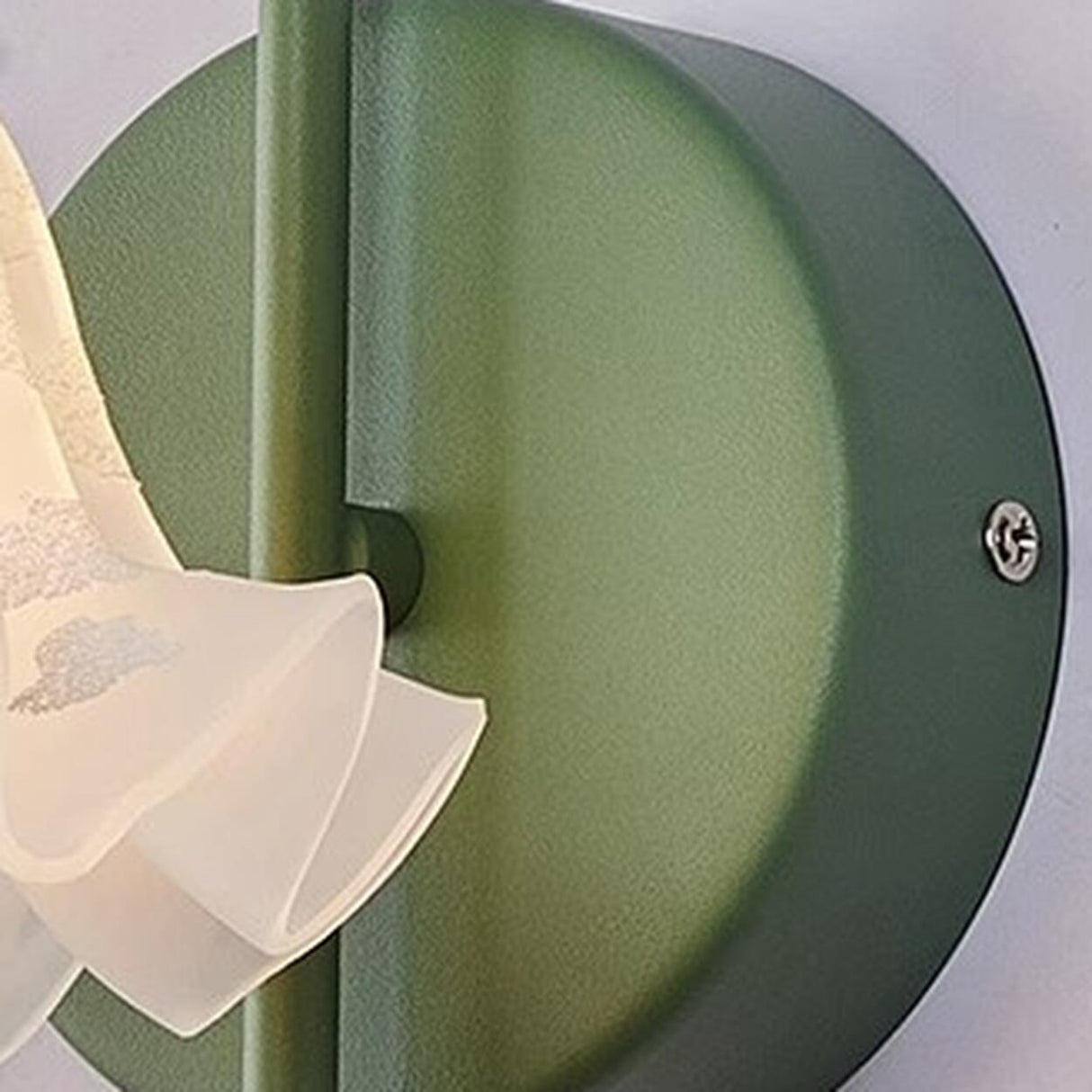 Vintage Design Green Floral Wall Sconce Image - 19