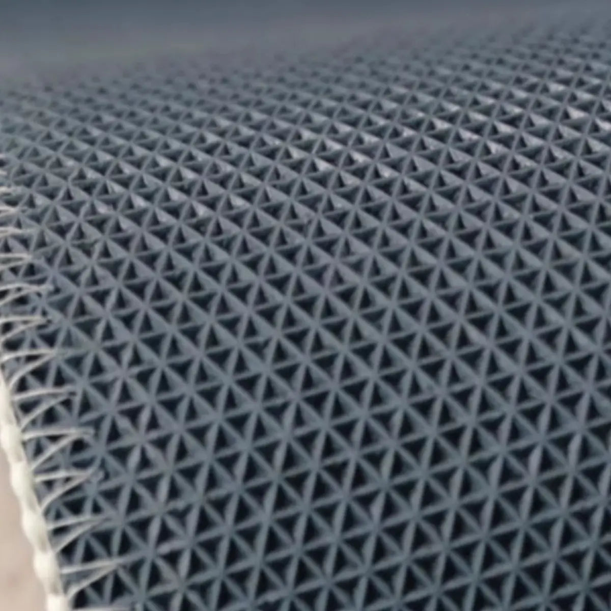 Vintage Floral Rectangle Wool Navy Anti-Slip Area Rug Image - 5