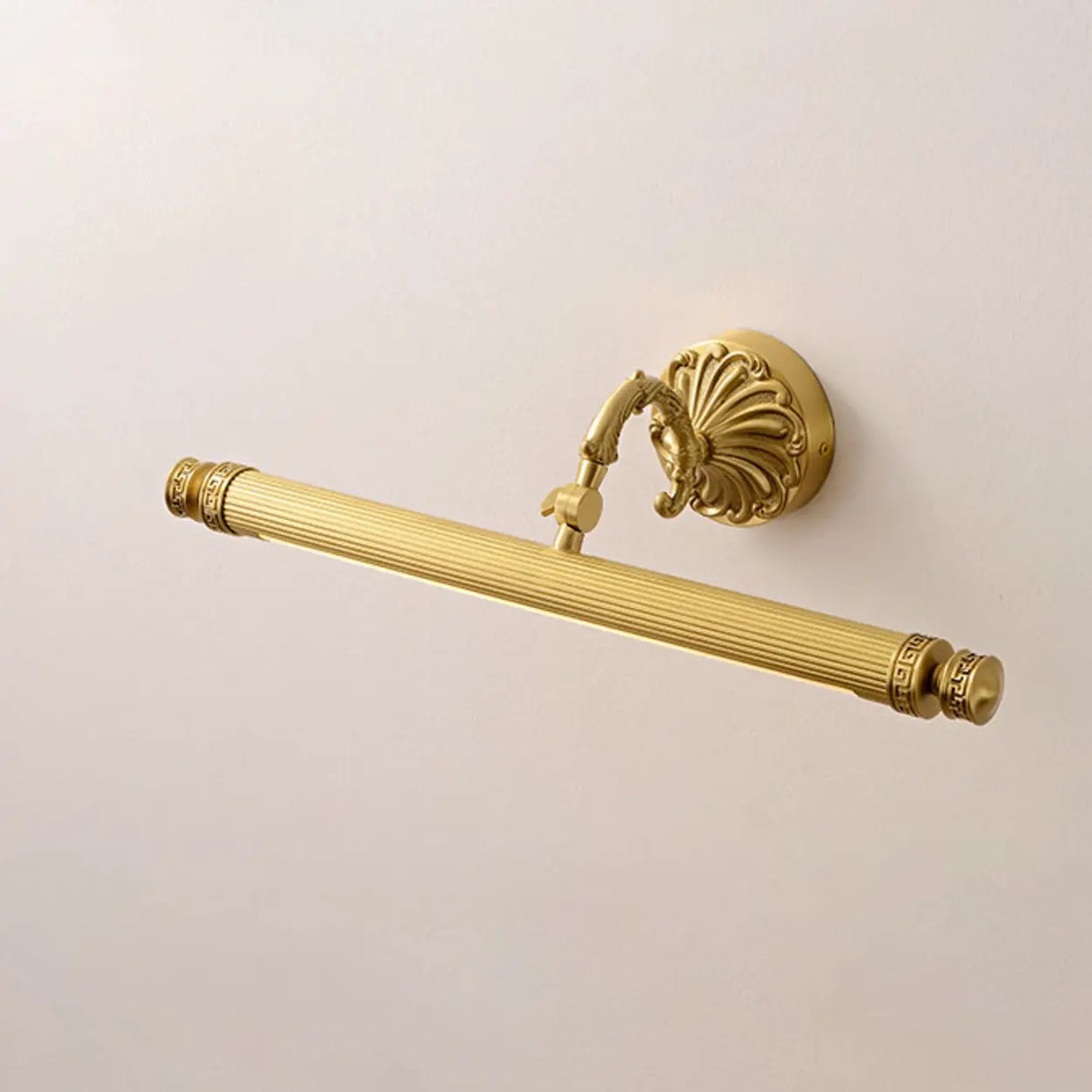 Vintage Gold Geometric LED Vanity Wall Light Image - 8