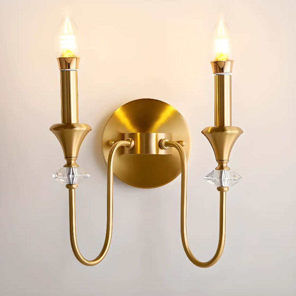 Vintage Black Candle Bulb LED Wall Sconce Light Image - 14