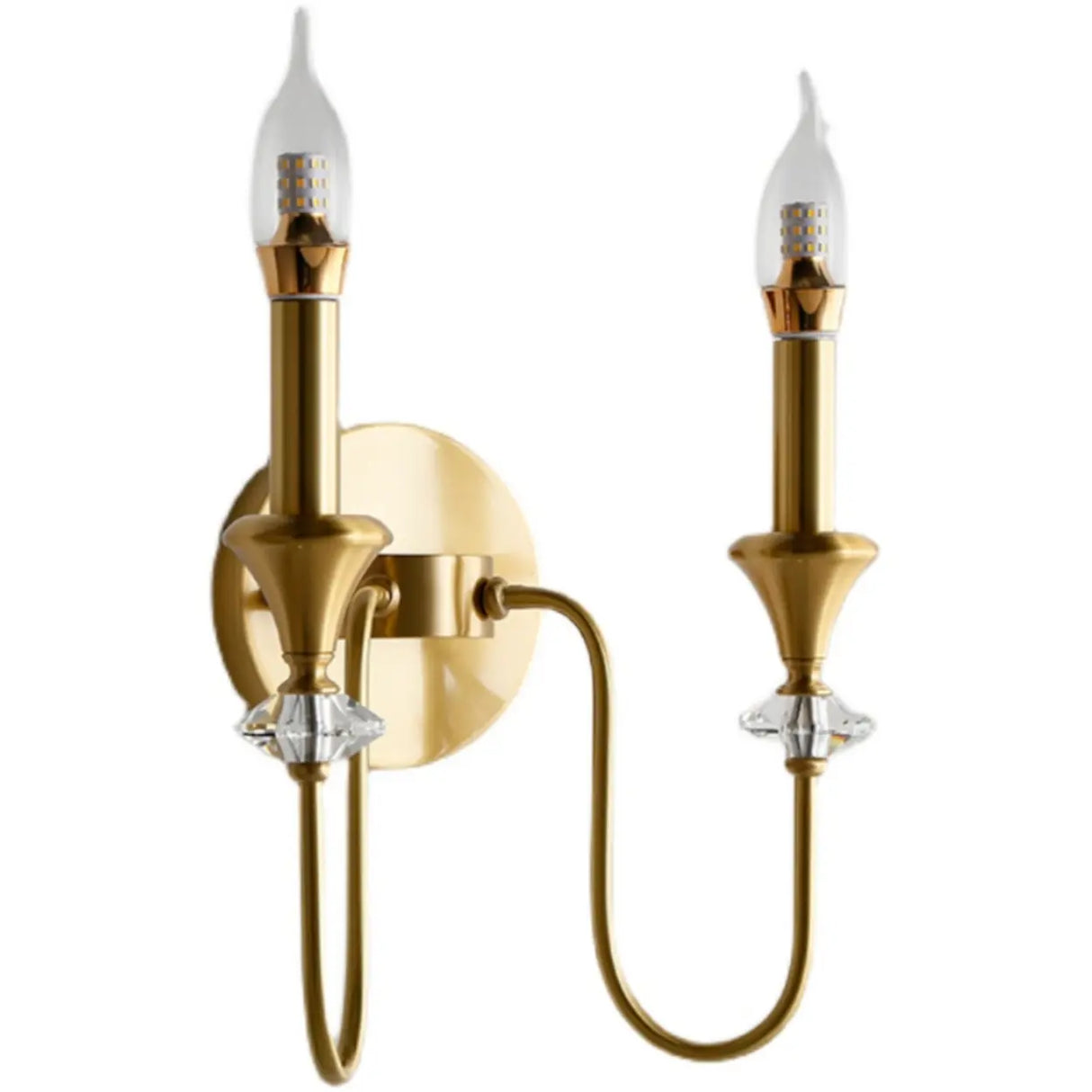 Vintage Black Candle Bulb LED Wall Sconce Light Image - 15