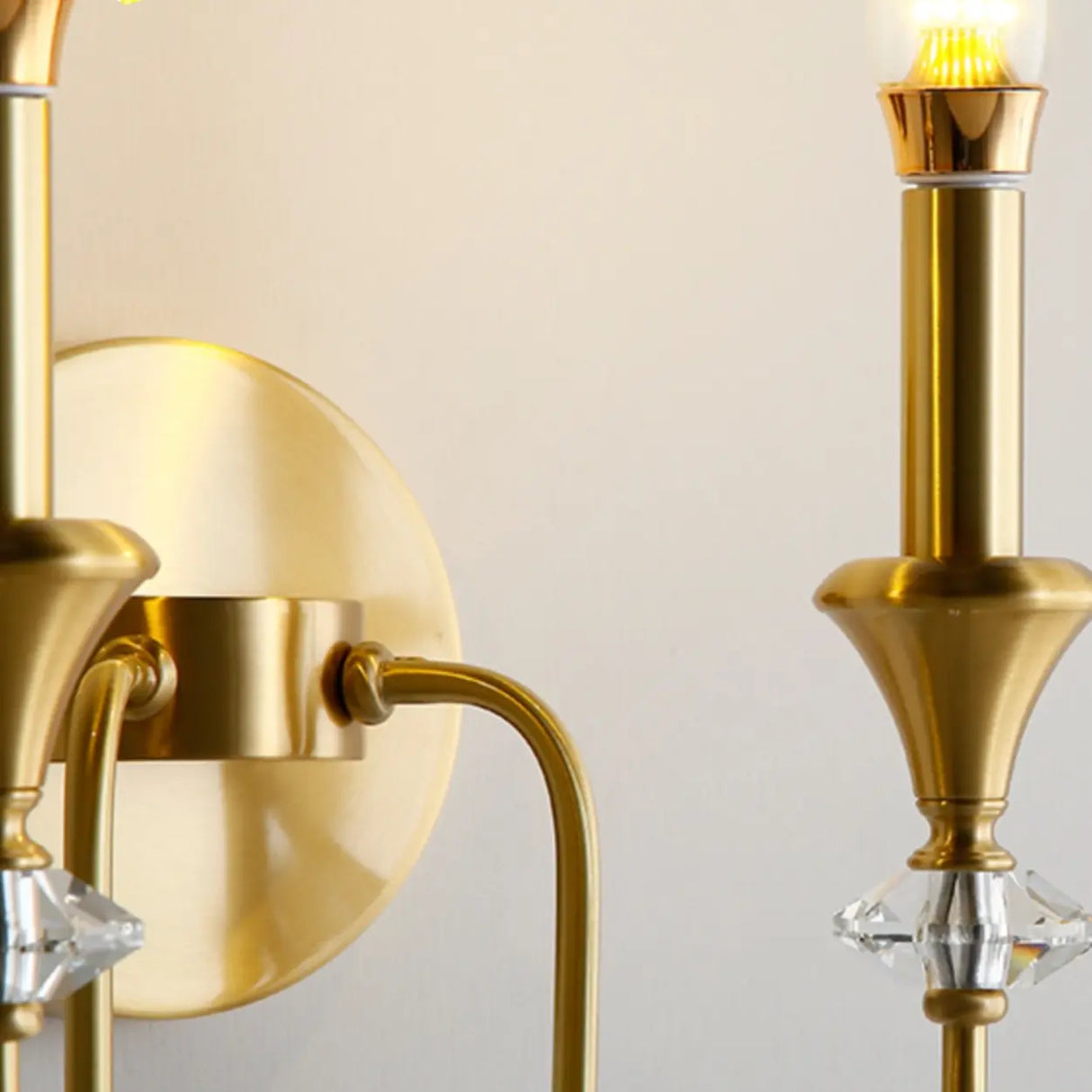 Vintage Black Candle Bulb LED Wall Sconce Light Image - 17