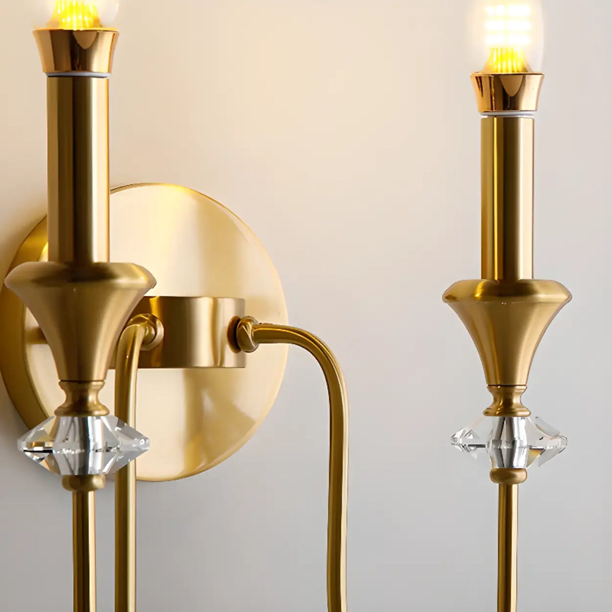 Vintage Black Candle Bulb LED Wall Sconce Light Image - 18