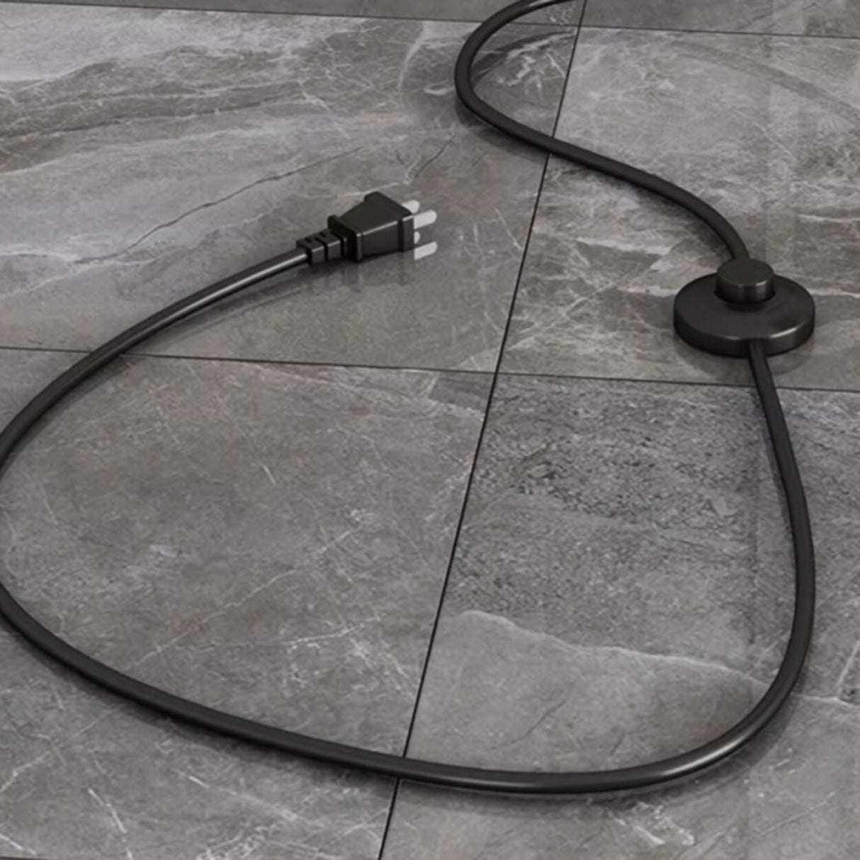 Vintage Pleated Shade Floor Lamp with Side Table Image - 8