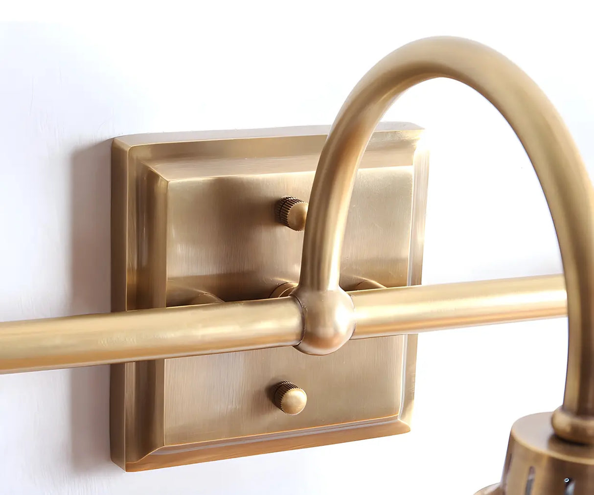 Vintage Prismatic Glass 2 Blubs Bathroom Vanity Light Image - 15