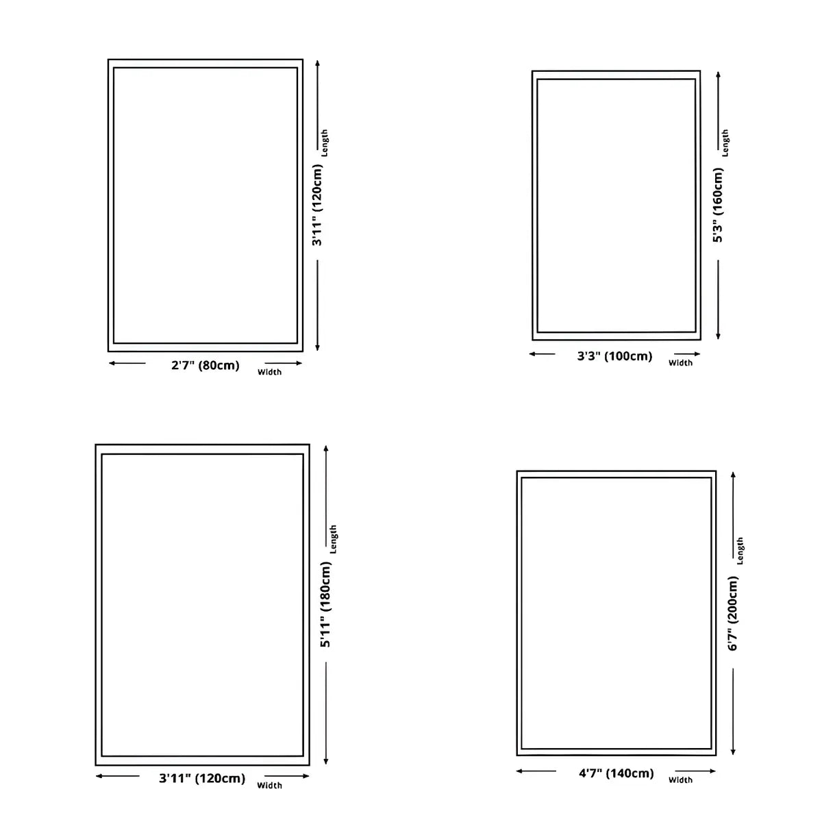 Vintage Rectangle Area Rug Tribal Pattern Area Rug