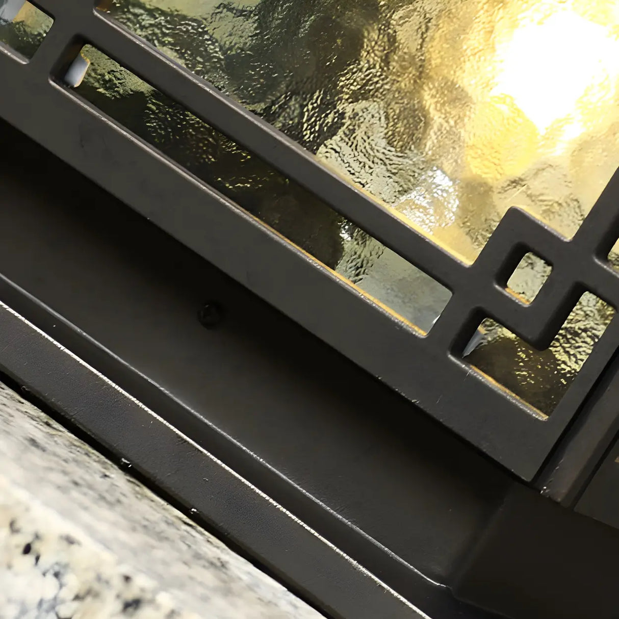 Vintage Solar Lantern Garden Bronze LED Outdoor Lamp Image - 8