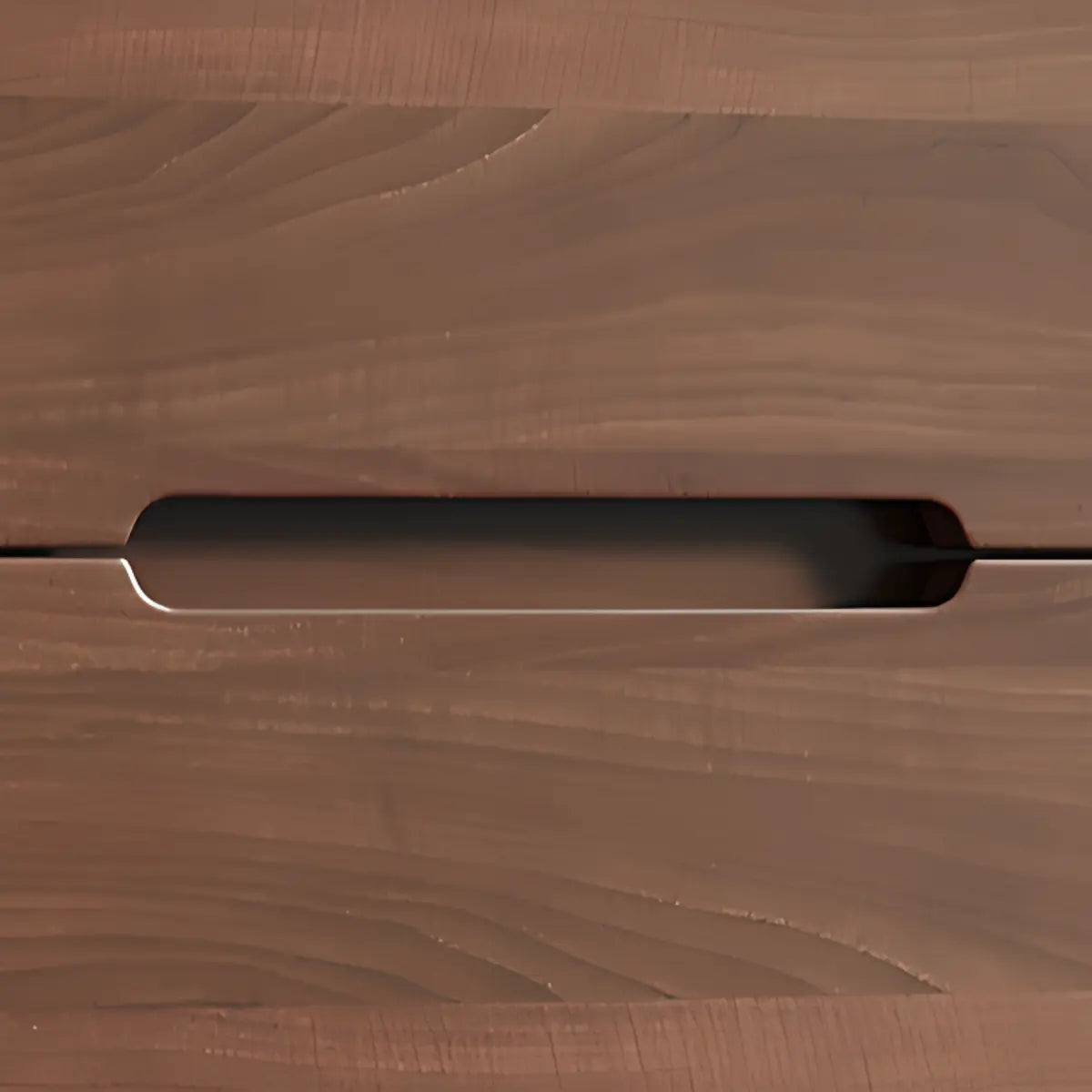 Walnut Brown Large Sideboard with Storage and Shelves Image - 12