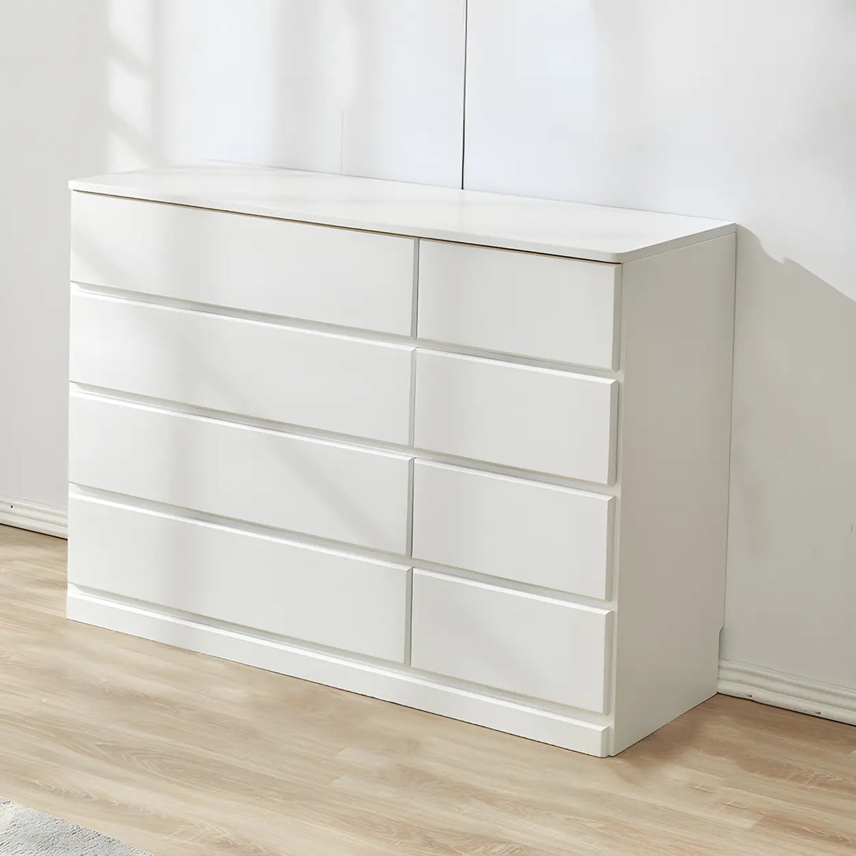 Walnut Finish Wooden Dresser with Soft-Close Drawers Image - 24