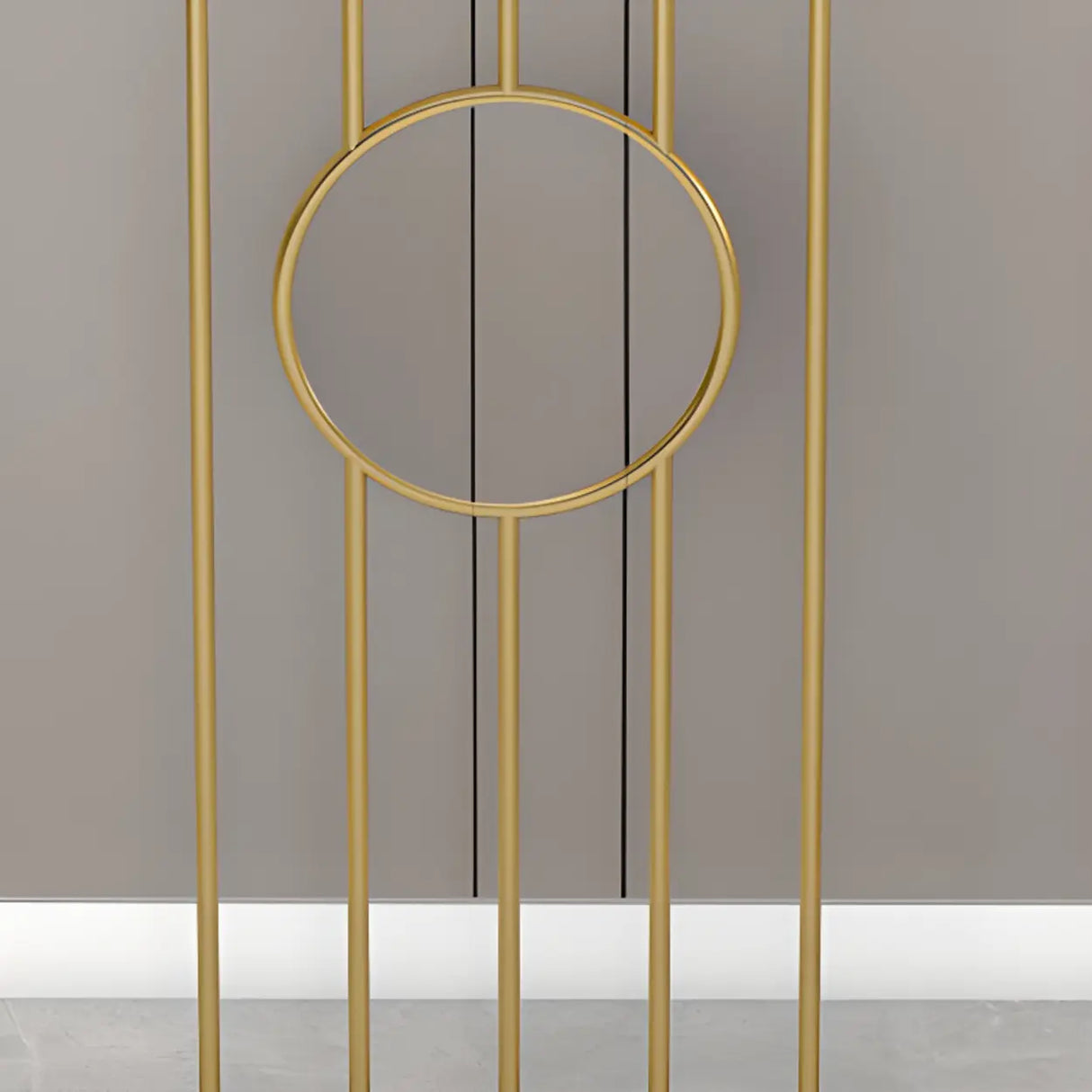 Washable Rectangular Metal Black and Gold Console Table Image - 8