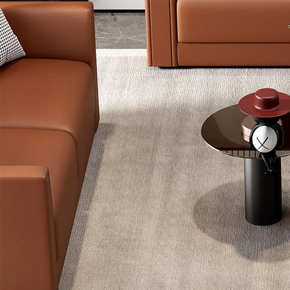 Water Resistant Flared Arm Cushion Back Pillow Sofa Image - 8