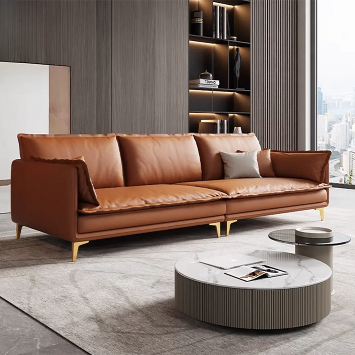 Water Resistant Silicone Rubber Square Arm Sofa Image - 6