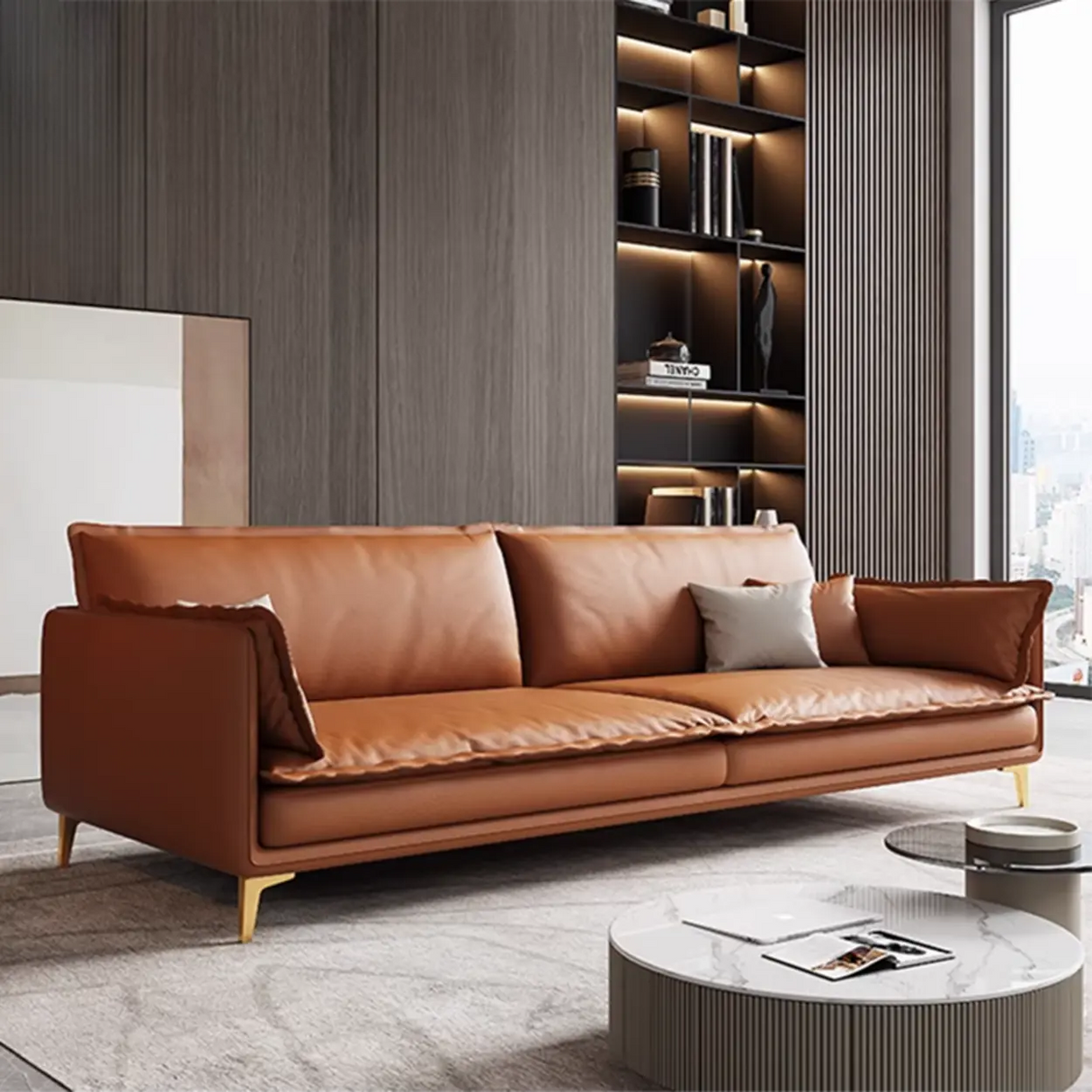 Water Resistant Silicone Rubber Square Arm Sofa Image - 8