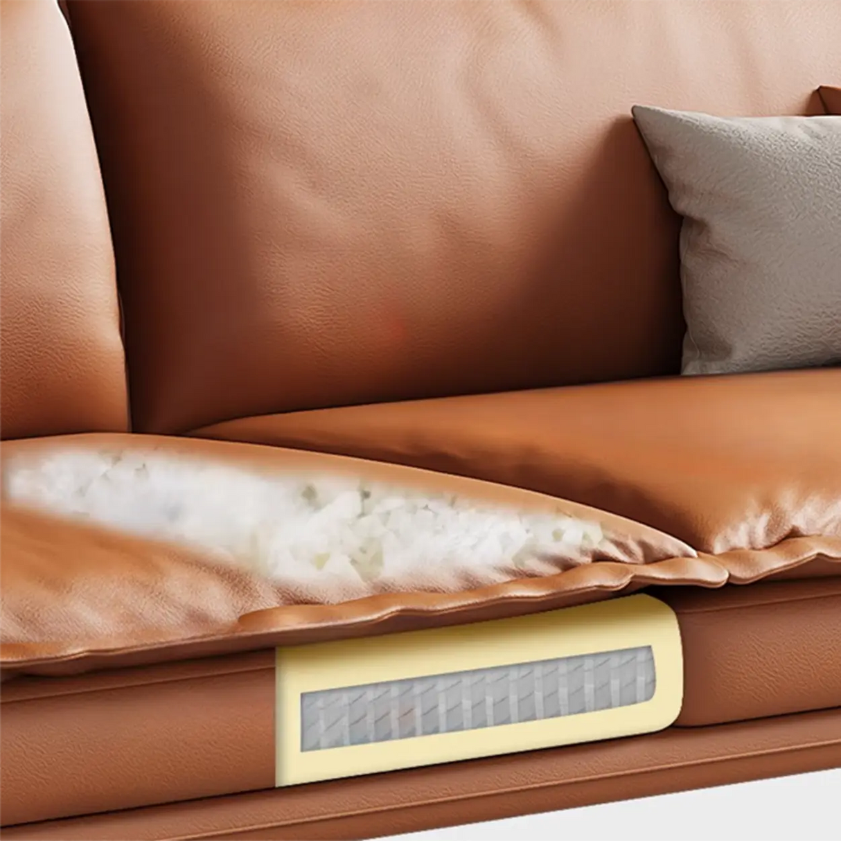 Water Resistant Silicone Rubber Square Arm Sofa Image - 9