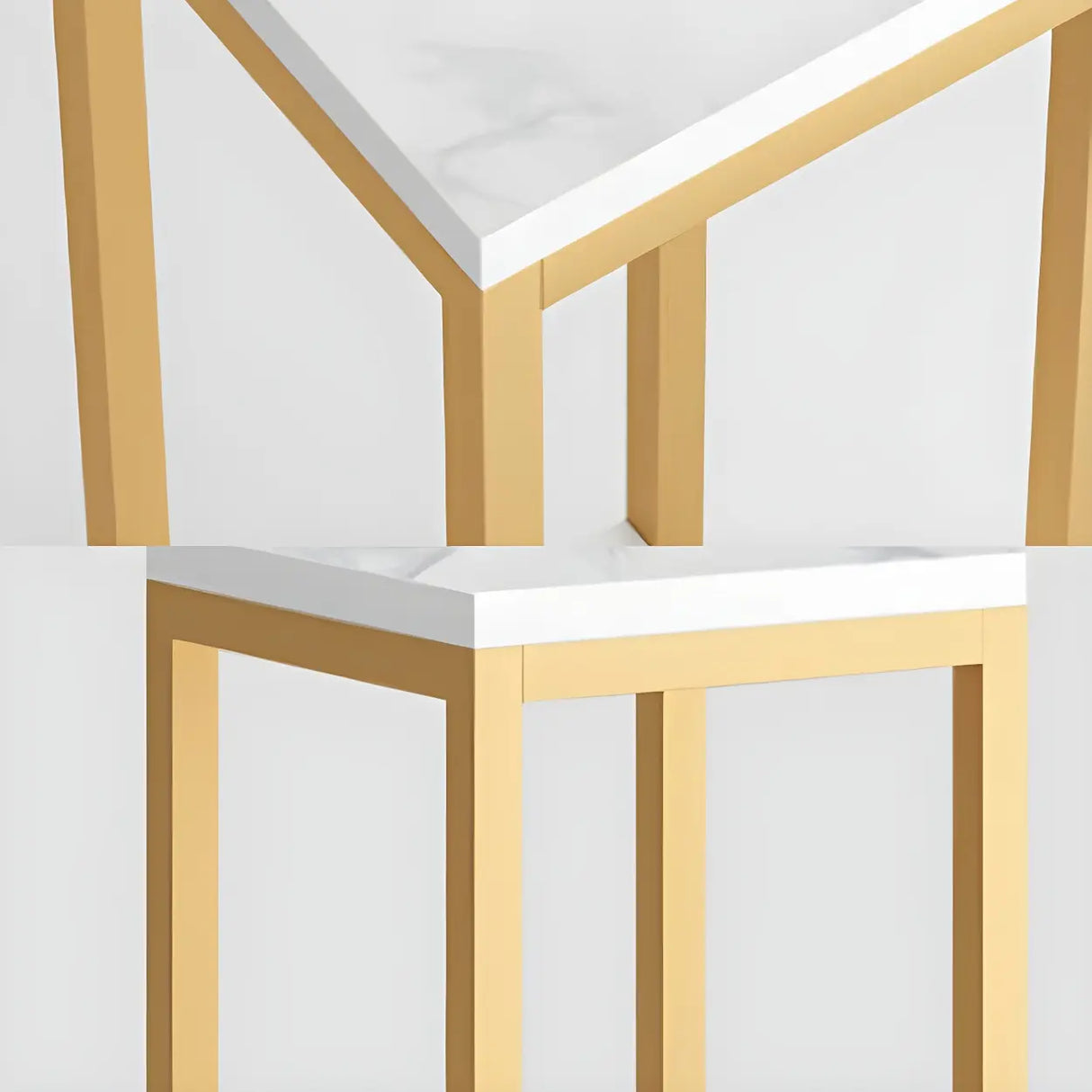 Waterproof 2 Tiers Rectangular Metal Home Decor Plant Stand Image - 15