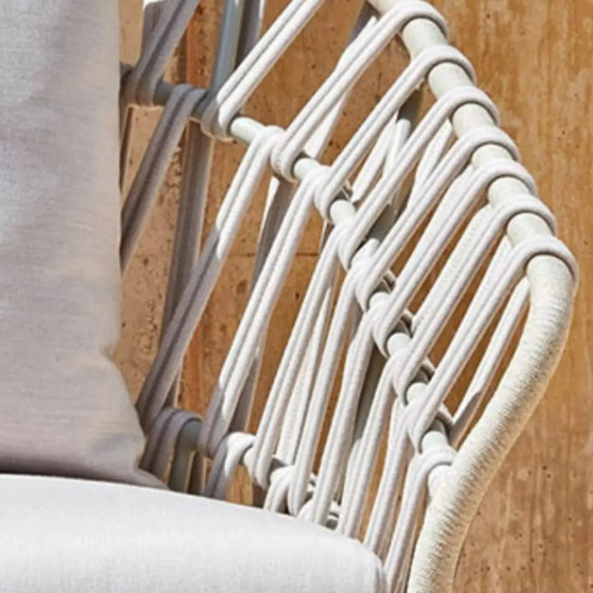 Waterproof Beige Outdoor Wicker Sectional Sofa Set Image - 8