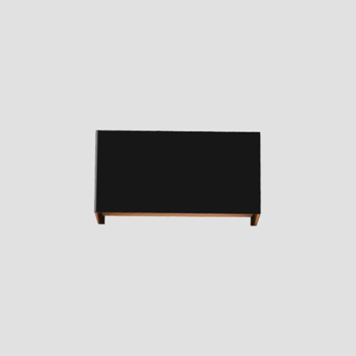 Waterproof Black Square Up Down Outdoor Wall Sconce Image - 9
