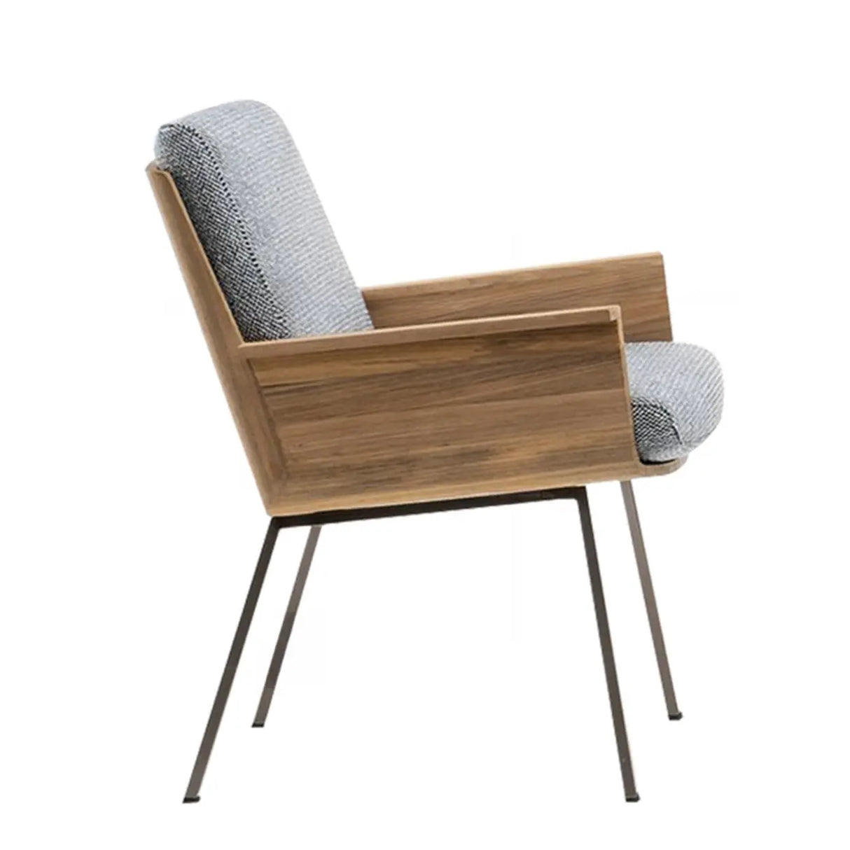 Waterproof Green Teak Lounge Sofa Set with Cushions Image - 3