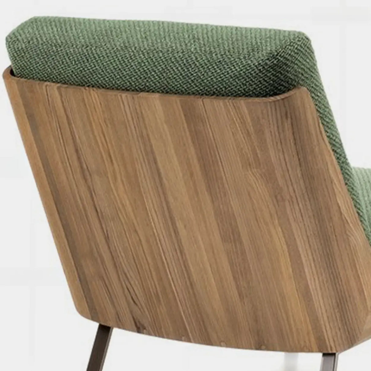 Waterproof Green Teak Lounge Sofa Set with Cushions Image - 7