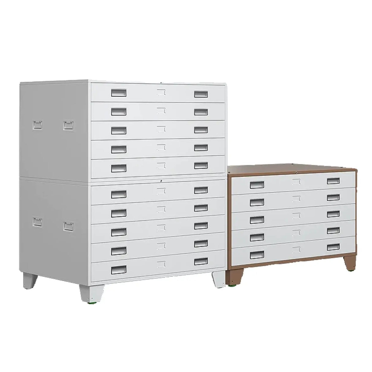 Waterproof Horizontal Steel Filing Cabinet with Drawers Image - 10