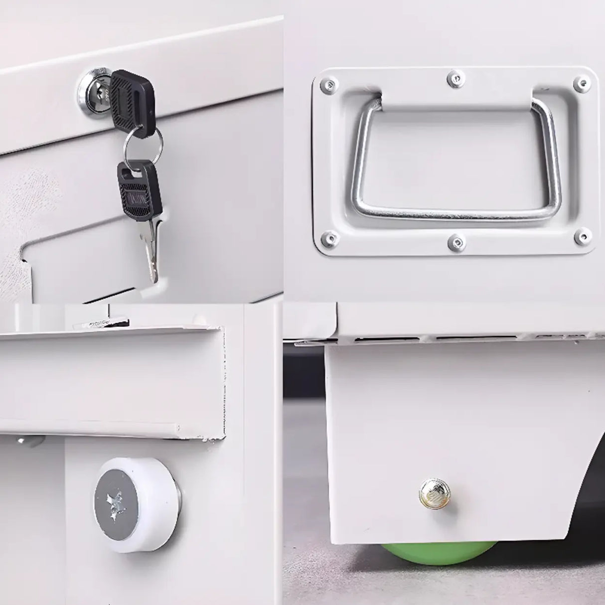 Waterproof Horizontal Steel Filing Cabinet with Drawers Image - 12