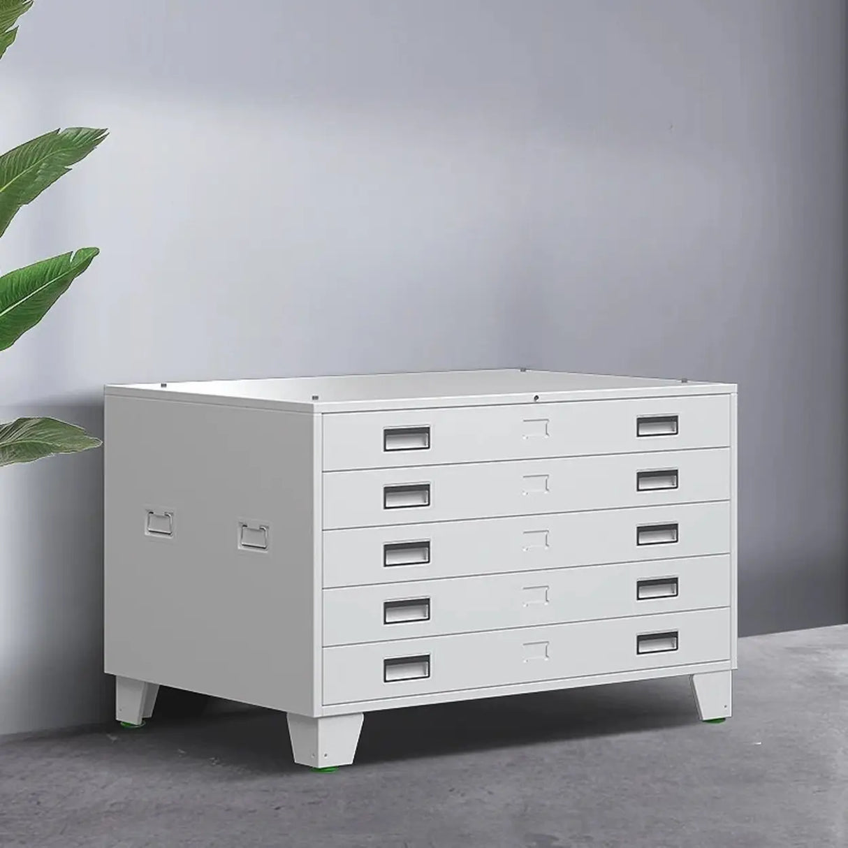 Waterproof Horizontal Steel Filing Cabinet with Drawers Image - 2