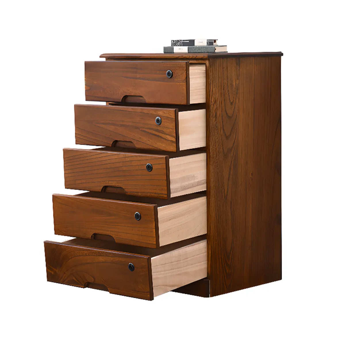 Waterproof Lockable Wooden Vertical Filing Cabinet Image - 10