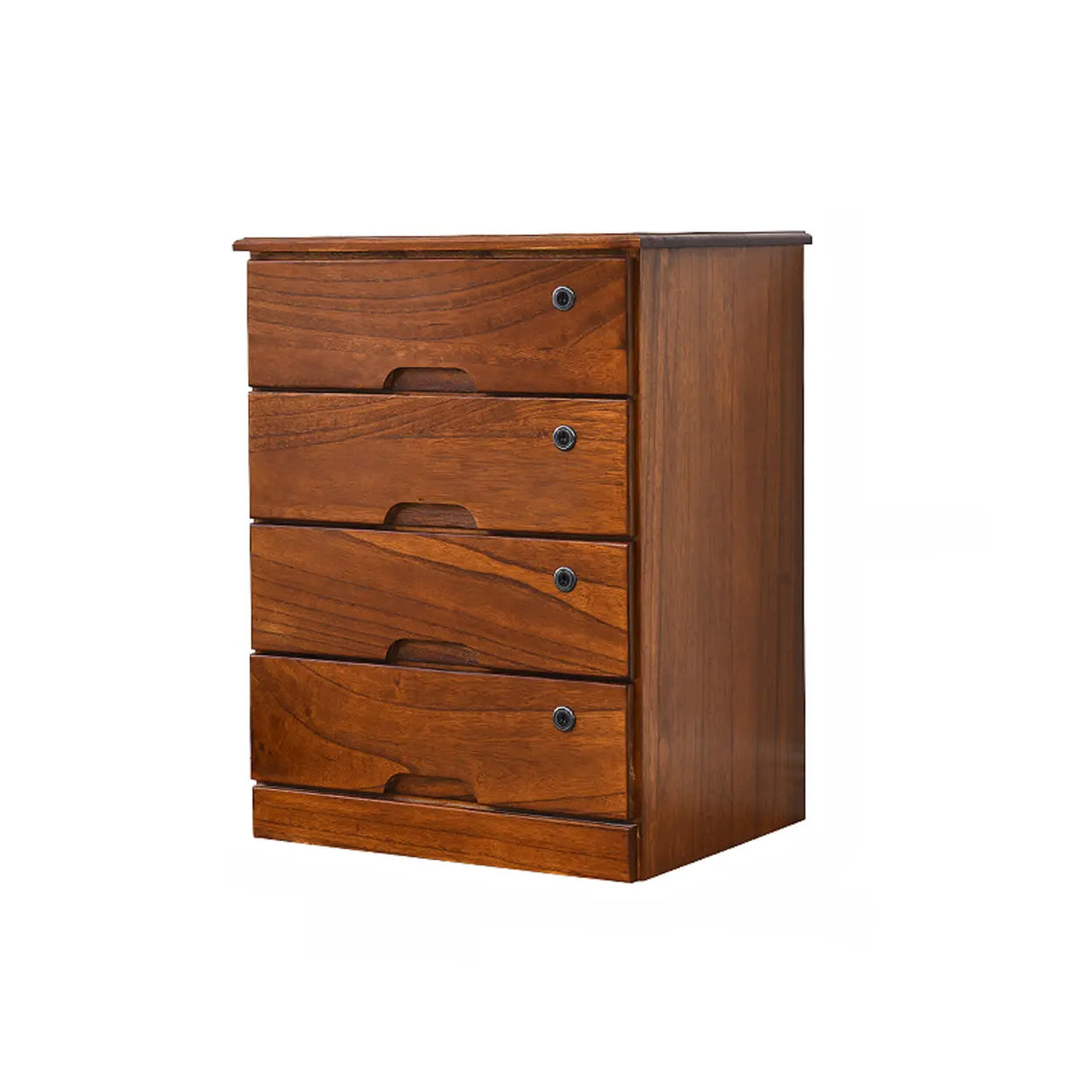 Waterproof Lockable Wooden Vertical Filing Cabinet Image - 5