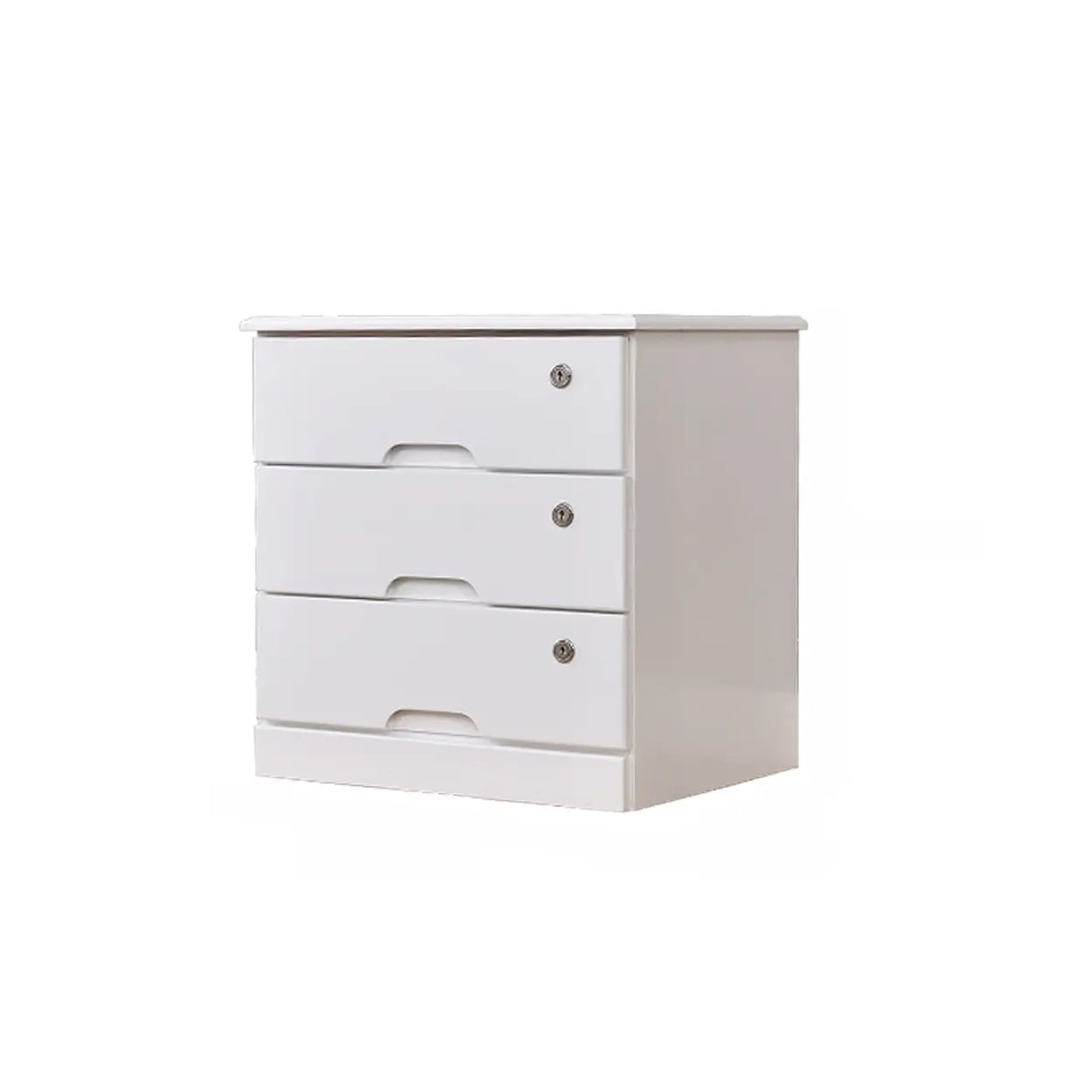 Waterproof Lockable Wooden Vertical Filing Cabinet Image - 7