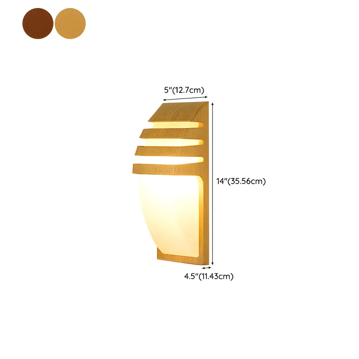 Waterproof Modern Geometric Exterior LED Wall Light