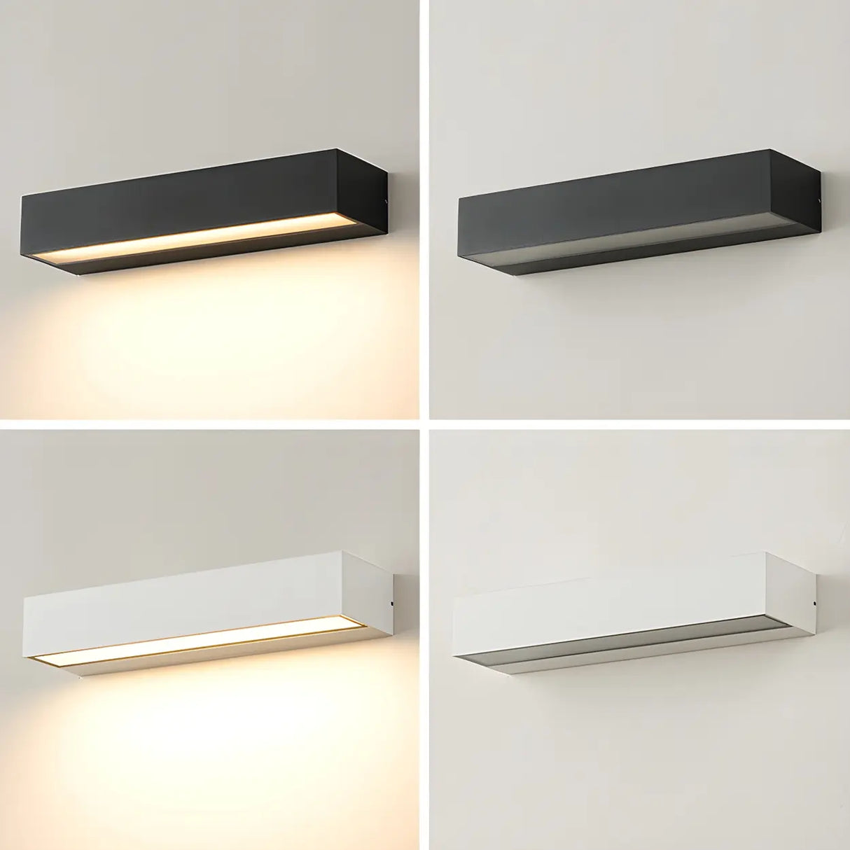 Waterproof Modern Geometric LED Exterior Wall Lamp Image - 9