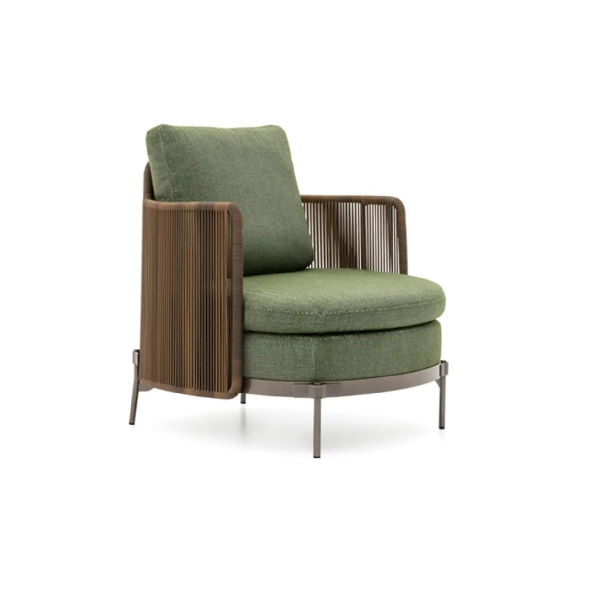 Waterproof Modish Gray Fabric Patio Sectional Sofa Set Image - 2