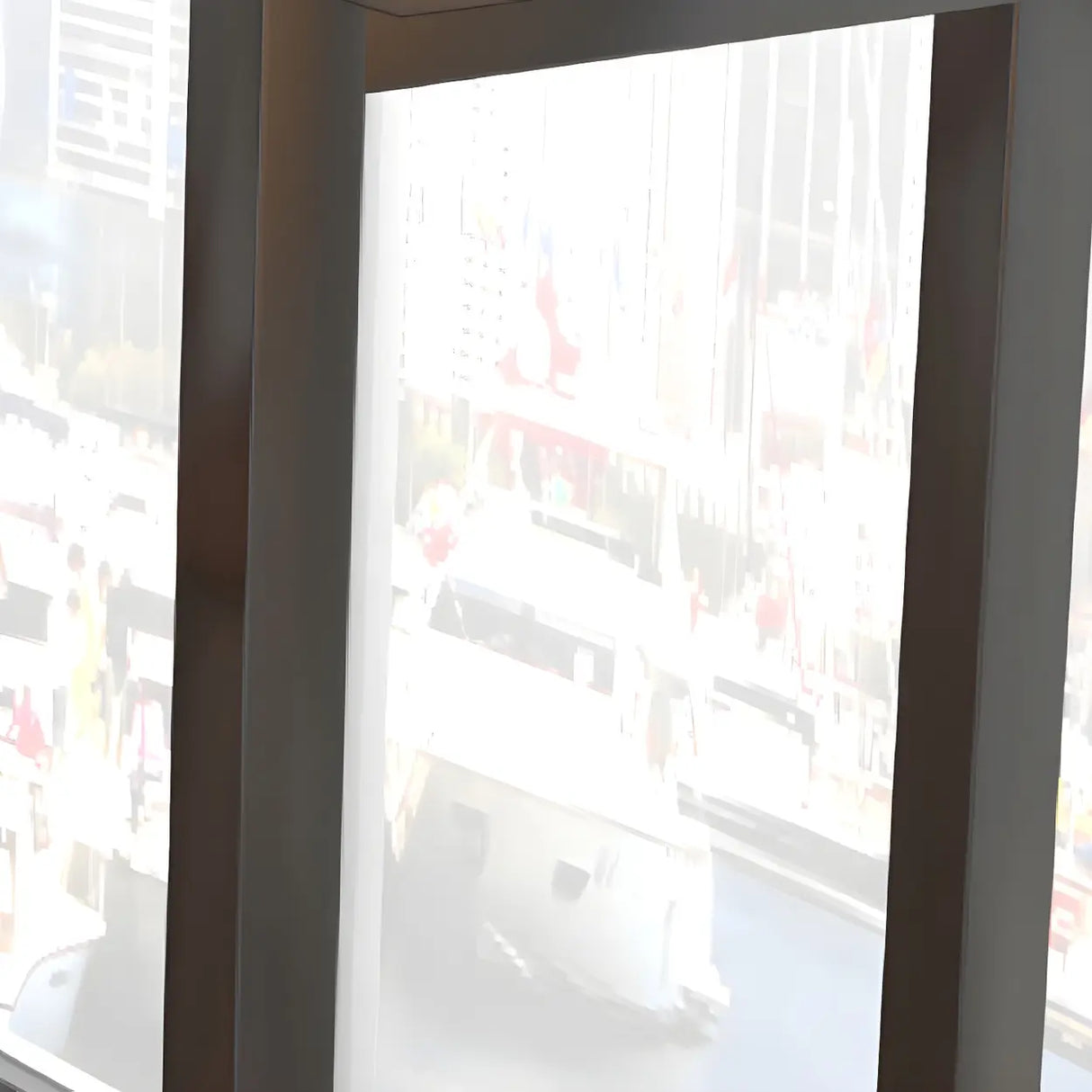 Waterproof Outdoor Black Rectangular Metal Patio Table Image - 12