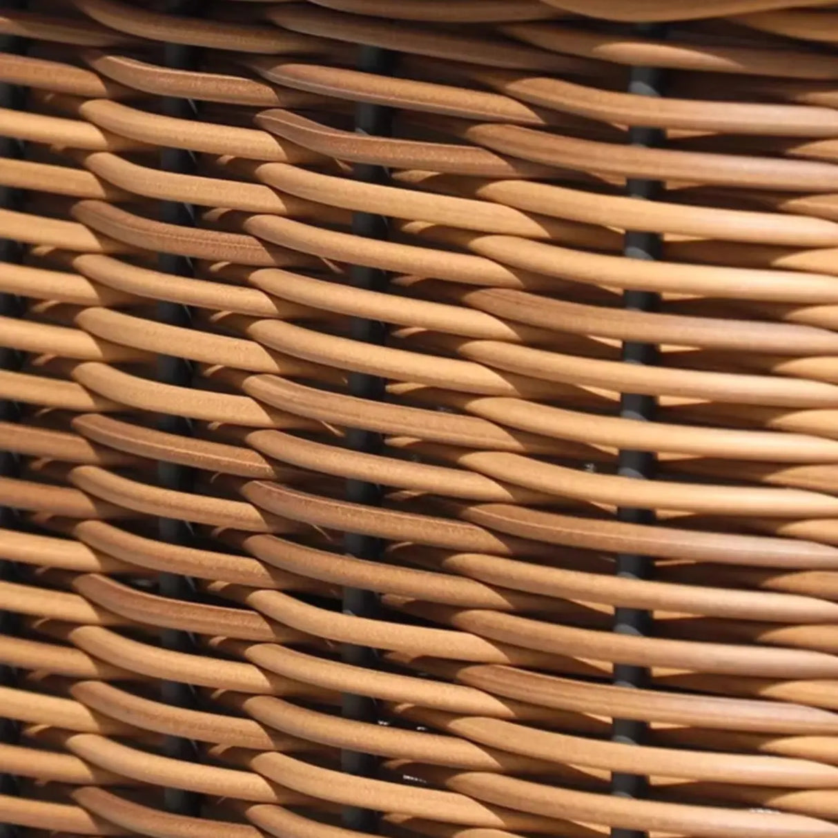 Waterproof Outdoor Brown Wicker Patio Chairs With Cushions Image - 8