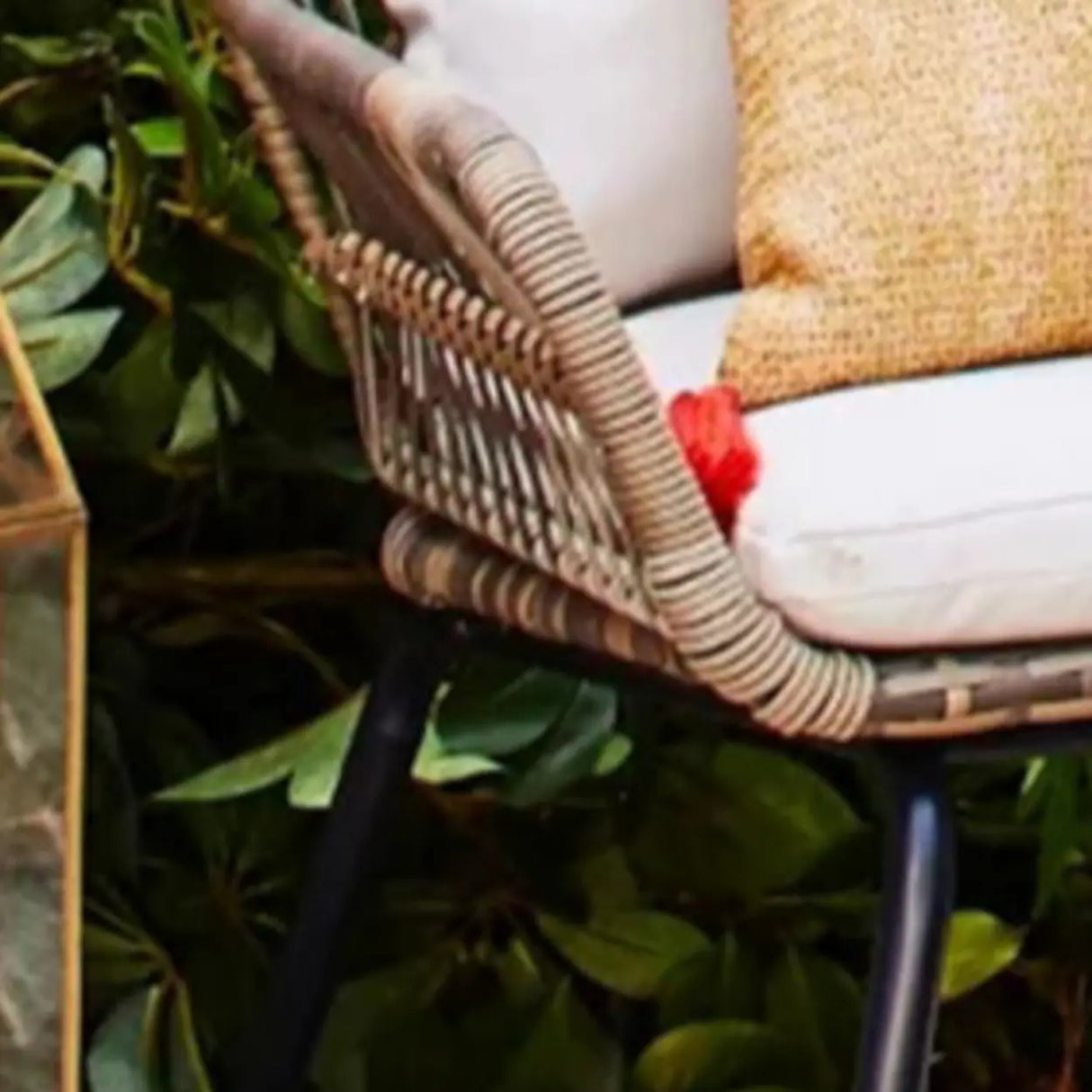 Waterproof Round Wicker and Rattan Patio Conversation Sets Image - 10